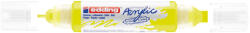 edding Akril marker 2-3mm, és 5-10mm, 3D kétvégű Edding 5400 neon sárga (36516) - printsisters