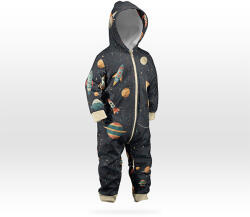 Takoy Panel szabásmintával 68-as méretű softshell overál Ayman - rakéták és űr