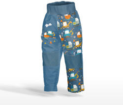 Takoy Panel szabásmintával softshell nadrágra kék kotrógép 116-os méret