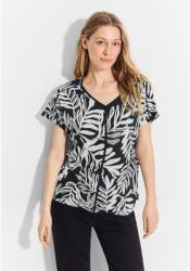 CECIL Ing - OTLT LINEN_leave print t-shirt 2405 SLE06
