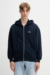 Tommy Hilfiger pamut melegítőfelső sötétkék, mintás, kapucnis, DM0DM21626 - sötétkék S