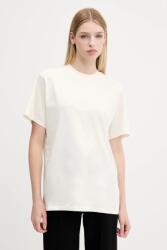 HUGO pamut póló - bézs M - answear - 16 590 Ft