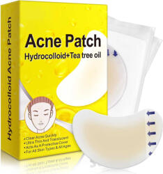 NOVA KISS Plasturi Hidrocoloidali Anti-Acnee, Set 20 Bucati, Transparenti, Ultra-subtiri, Formula Premium Masca de fata