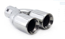  AMIO Kipufogóvég dupla krómozott rozsdamentes acél MT 008 (01308)