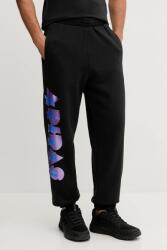 Adidas pamut melegítőnadrág PRIDE - fekete XXL