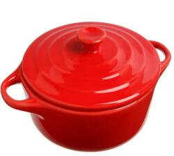 Secret de Gourmet Tava copt cu manere, 5five Simply Smart, Ceramica, 10cm, Rosu