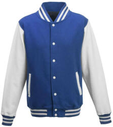 Just Hoods AWJH043 VARSITY KABÁT (awjh043ro/awh-xs)