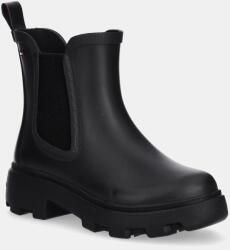 Tommy Hilfiger gumicsizma RUBBER FLAG CLEATED RAINBOOT - fekete Női 36