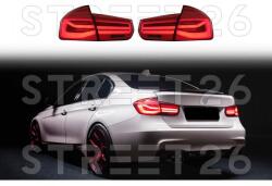 Tuning - Specials Stopuri LED compatibil cu BMW Seria 3 F30 (2012-2019) Rosu Clar LCI Design cu Semnal Dinamic Secvential (73)