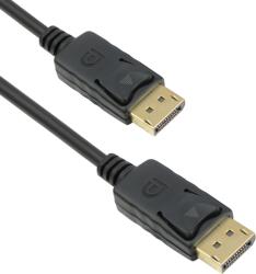 DeTech Кабел DeTech DP DP M/M, 14+1 cooper, 3м, Черен (DE-18271)