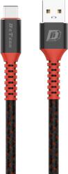 DeTech Кабел за данни DeTech DE-C25C, Type-C, 1.0m, Black - 40108 (DE-40108)