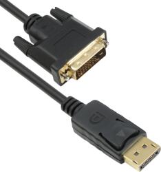DeTech Кабел DeTech DP DVI M/M, 14+1 cooper, 1.8м, Черен (DE-18276)