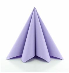 Mank Textilhatású egyszínű szalvéta 40x40 cm 50 lap/csomag - lila