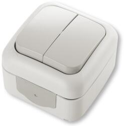 VIKO Comutator Simplu Aplicat Ip54 Pt 10a 250v Gri Exterior (90555502)