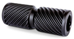 PINO Fasciális edzőhenger hullámos felülettel, PRO, fekete