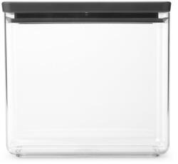 Brabantia Кутия за съхранение Brabantia Tasty+ Stackable 1008875, 3.5 л, Силиконово уплътнение, Без BPA, Тъмносив (1008875)