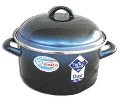 EMA-LION Bonyhádi Elit zománcozott teflonos fazék + fedő 24 cm (514024045)