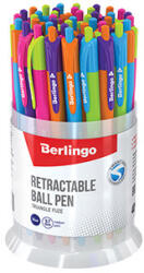 Berlingo Berlingo, golyóstoll, kék, 40db, 0.7mm, Triangle Fuze RT