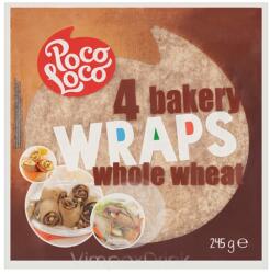 Poco Loco Teljes kiőrlésű lágy tortilla 245g - alkuguru