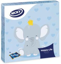 Nicky szalvéta 20db Childrend 3 rétegű - Elefánt