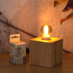 GLOBO E14 LED fényforrás, 6W, 380lm, candlelight, füstszínű üveg (10589S)