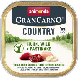 Animonda GranCarno 22x150g animonda GranCarno Adult Country Csirke, vad & pasztinák nedves kutyatáp