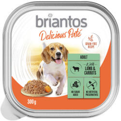 Briantos 9x300g Briantos Delicious Paté Csirke tálcás nedves kutyatáp