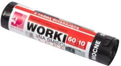 BRATEK Szemeteszsák húzózsinórral 60 l, 10 db