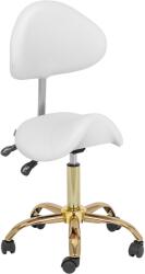 Physa Nyeregszék - 51 - 65 cm - 150 kg - Fehér/Arany (PHYSA MANNHEIM WHITE_GOLD)