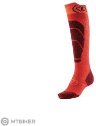 Sidas Ski Merino gyerekzokni, piros/narancs (27-30)