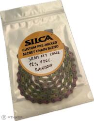 SILCA viaszolt lánc, SRAM XX1 Eagle, 12 sebességes, 126 láncszem, szivárványszínű