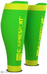 Compressport R2 V2 lábszárujj, fluo zöld (T1)