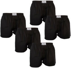 Styx 5PACK férfi bő szárú boxeralsók Styx klasszikus gumipánt fekete (5A0960) XL - pepita