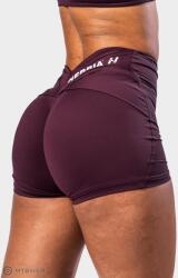 NEBBIA STRONG BEAUTY 428 női rövidnadrág, sötétpiros (S)