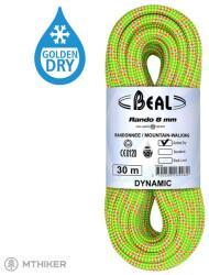 BEAL Rando Golden Dry kötél, 8 mm, sárga (20 m)