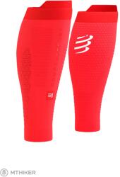 Compressport R2 3.0 Flash lábszármelegítő, fluo red/white refl (T4)