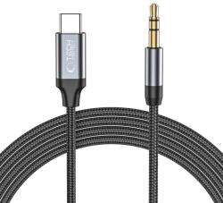 Tech-Protect Cablu Audio USB-C - 3.5mm Tech-Protect Ultraboost, 1m, Negru - evomag