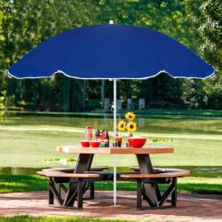 Sersimo Springos dönthető kerti Napernyő hordtáskával 1, 8m - Kék (BU0022)