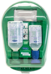 Actiomedic EYE CARE Medidrop II Design szemkimosó állomás 1 x 500 ml 0.9% nátrium-klorid oldattal + 1 x 250 ml BioPhos74 foszfát-puffer oldattal - pepita