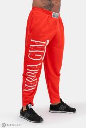 NEBBIA Beast Mode melegítőnadrágon, piros (M)