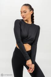 NEBBIA Crop top ELEVATED 468 női póló, fekete (S)