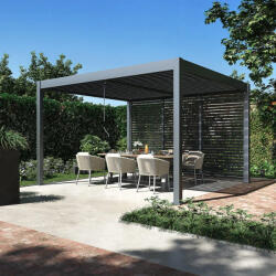  SUN ELEGANCE DUO 3, 6x4 m antracit terasz pergola