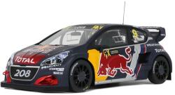  Peugeot 208 WRX - 9 S. Loeb Belgium GP 2018 modellautó 1: 18