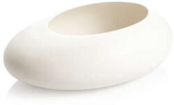 Tescoma FANCY HOME Stones alacsony virágcserép, fehér (907964.11)