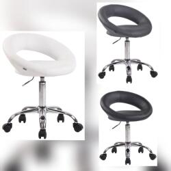  Háttámlás kozmetikai szék 3 színben - Linda - Szürke (CL312909)