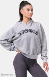 NEBBIA Iconic HERO női pulóver, halványszürke (S)