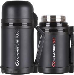 LIFEVENTURE Wide Mouth termosz, 1 l, fekete