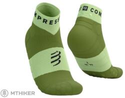 Compressport Ultra Trail Low zokni, shadow lime/woodbine (T3 (EU 42-44))