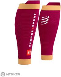 Compressport R2 3, 0 borjúhüvelyek, perzsa piros/lángoló narancs (T4)