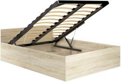 AKORD Emelhető ágy + ágyrács 140x200cm - sonoma (LOZPODSOSON140)